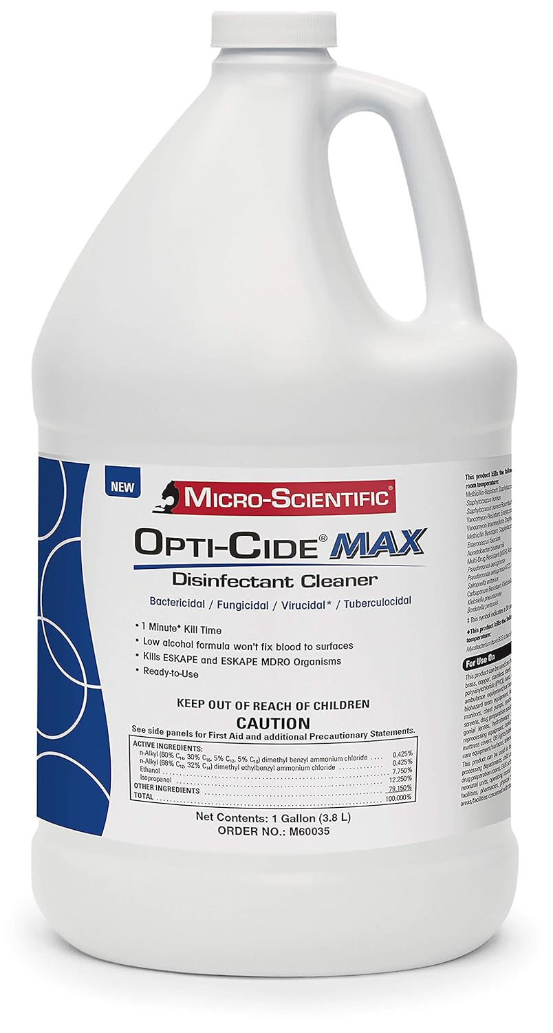 Micro-Scientific M60035 Opti-Cide Max Disinfectant Cleaner 1 gal