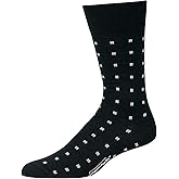 BoardroomSocks Merino Wool Mid-Calf Patterned Socks, Dress Socks for Men