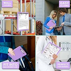 Sooez Clipboard with Storage, [25% Sturdier] Heavy