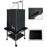 Easily Good Night Bird Cage Cover for Large Bird Cage with Play Top with Storage Pocket, 61"