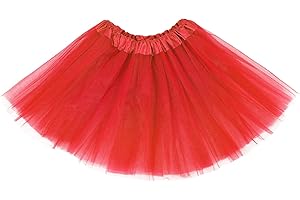 Century Star 4 Layers Tutu for Toddler Girls Tulle Ballet Dance Skirts Princess Fluffy Kids Dress up Birthday Party 2-8 Years