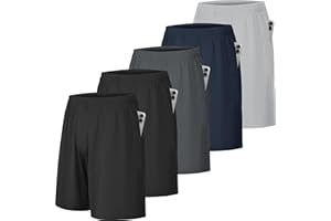 CE' CERDR Mens Athletic Workout Shorts with Pockets and Elastic Waistband Quick Dry Activewear