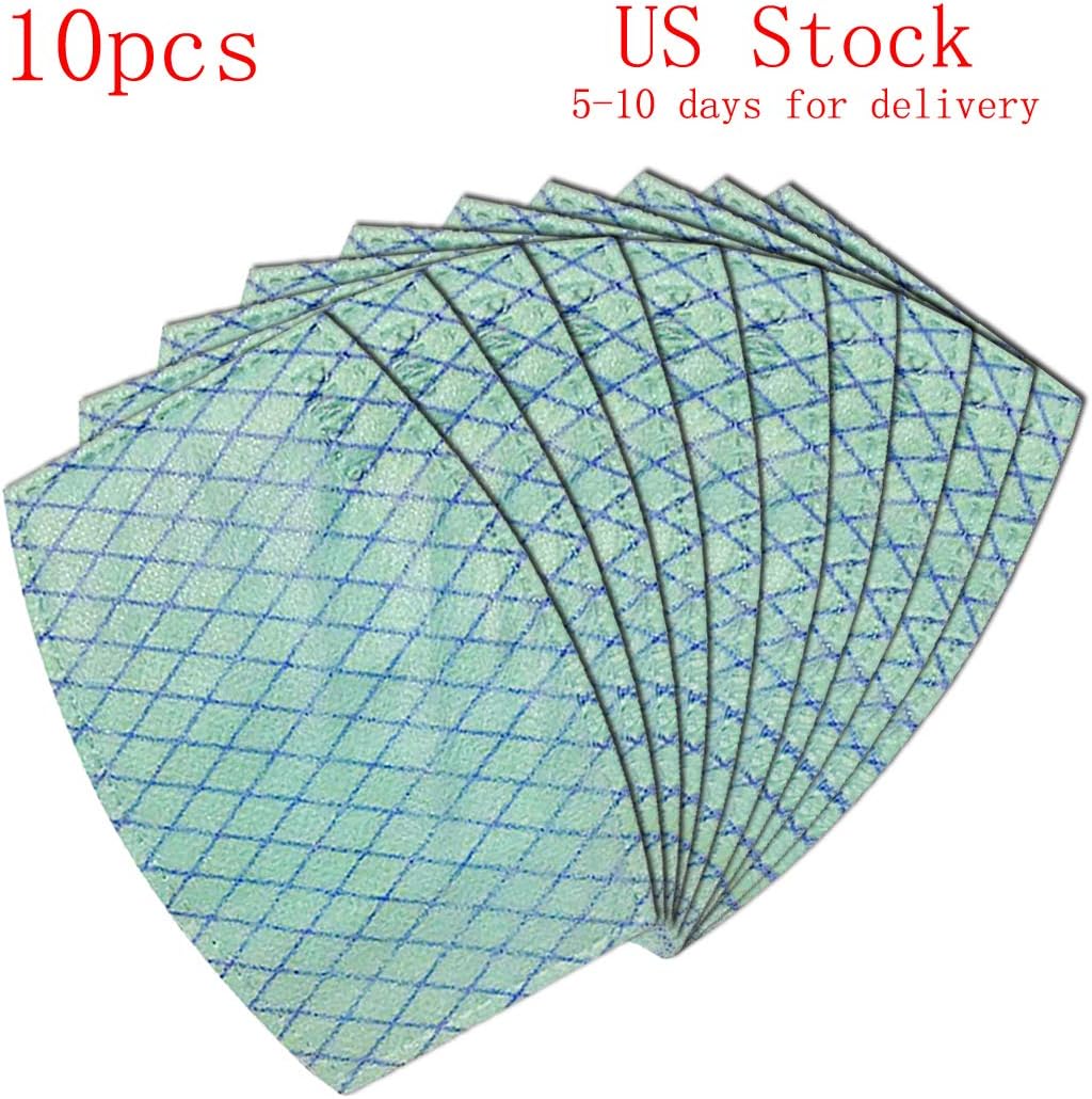 10/20/50/100pcs PM2.5 Activated Carbon Filter High Temperature Resistant and Efficient Protective Mask Filter for Men Women,Anti Pollution Washable Cotton for Adults Outdoor Activities (10pcs)