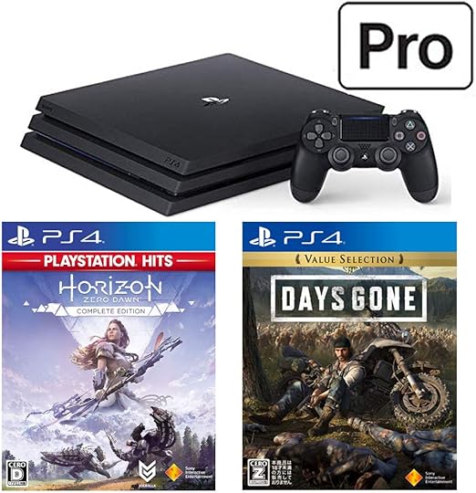 Amazon Playstation 4 Pro Horizon Zero Dawn Complete Edition Days Gone セット ジェット ブラック Cuh 70bb01 特典 オリジナルカスタムテーマ 配信 ゲーム機本体