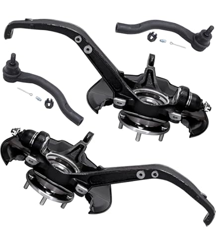 Driver Side Suspension Knuckle AutoShack Front Left Steering Knuckle For 2003-2007 Honda Accord 2.4L FWD - Driver Side With Bearing Front Left Wheel Bearing Assembly - Foto 5