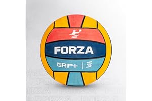 FORZA Water Polo Pro Match Ball | Olympic-Quality, Durable Rubber Blend with Grip+ Technology | FINA Approved | Sizes 3, 4, 5