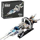 HUNKING Space Station Building Set Spaceship Model and Display Stand 1583P | Large Collectible Space Kit, Creative Gift For Adult Teen Aerospace Model Lovers 33.46inch