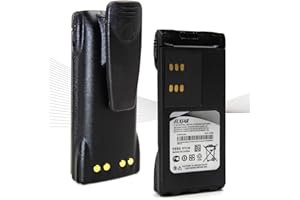 ELXJAR (2-Pack) 7.2V 1800mAh Ni-MH Battery Replacement for Motorola HT750 HT1225 HT1250 HT1550 PR860 PRO5150 PRO7150 MTX850 MTX950 MTX8250 MTX9250 GP140 GP320 GP328 GP338 GP640 CP185 HNN9013A HNN9013B