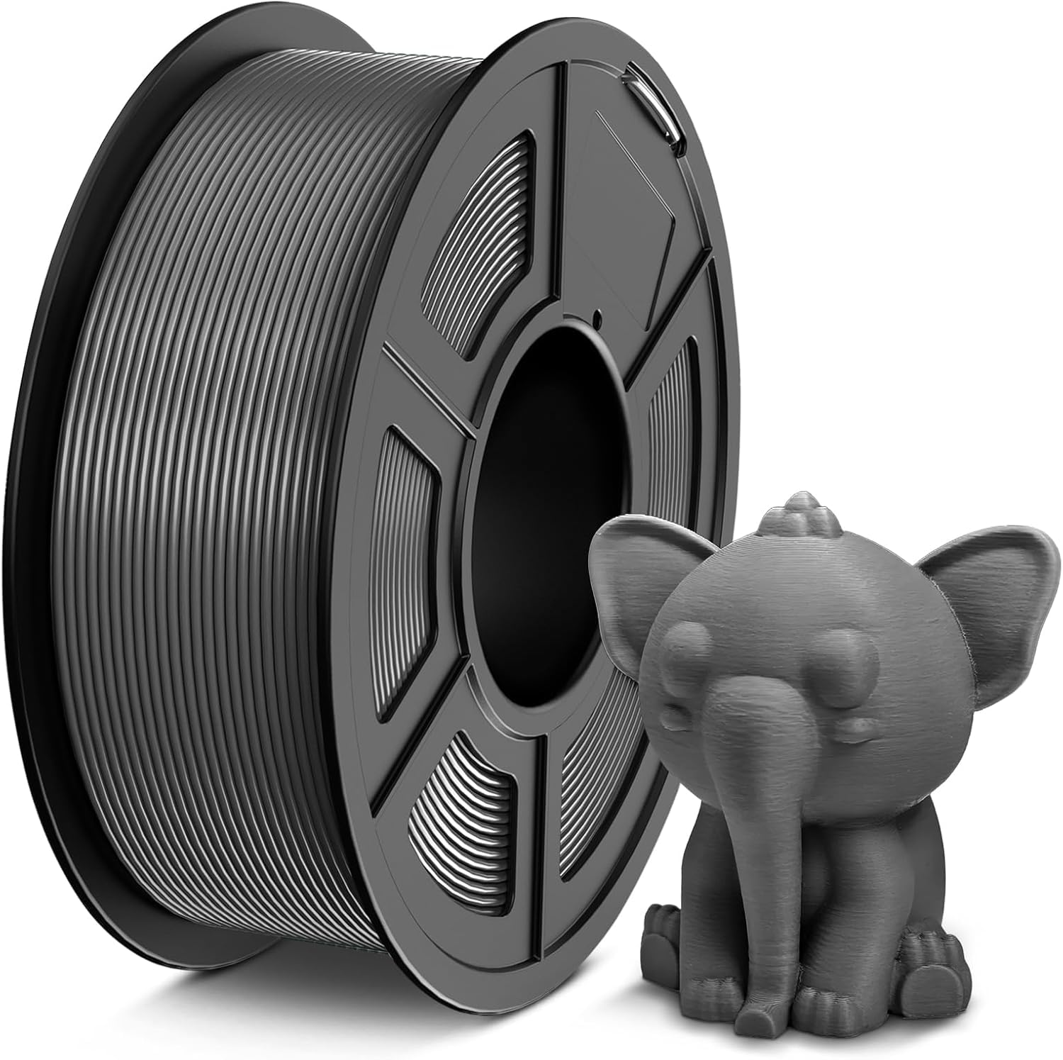 Photo 1 of ***1/2 SPOOL***
TECBEARS PETG Filament 1.75mm 1KG, 3D Printer Filament PETG, Strong Toughness, 1KG(330M) Filament High Precision, Dimensional Accuracy ±0.02mm,Gray