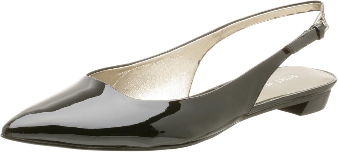 nine west patent leather flats