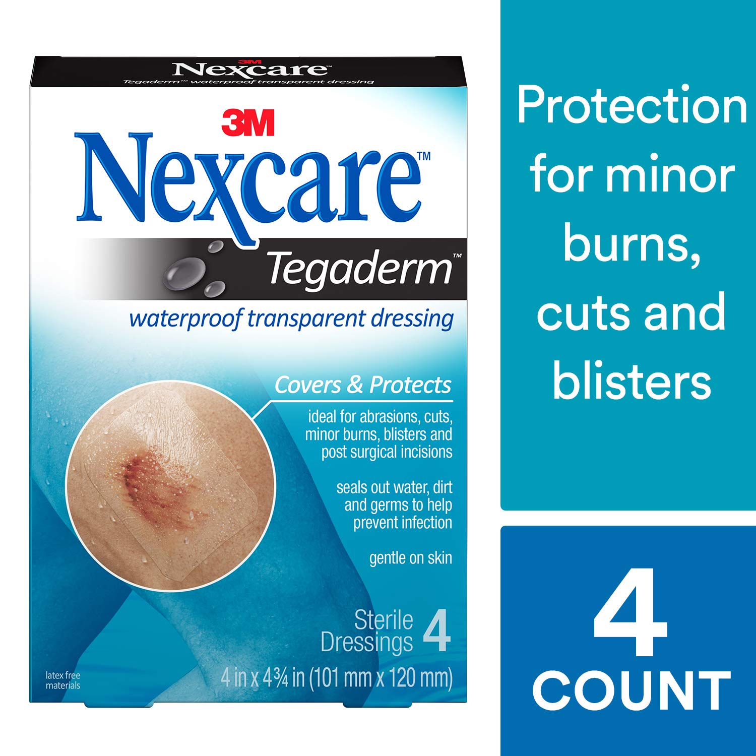 Nexcare Tegaderm Waterproof Transparent Dressing