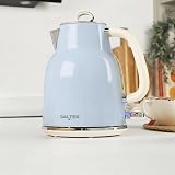 Salter Retro Blue 1.7 L Kettle 3KW Rapid Boil 360° Base Removable Filter view 2