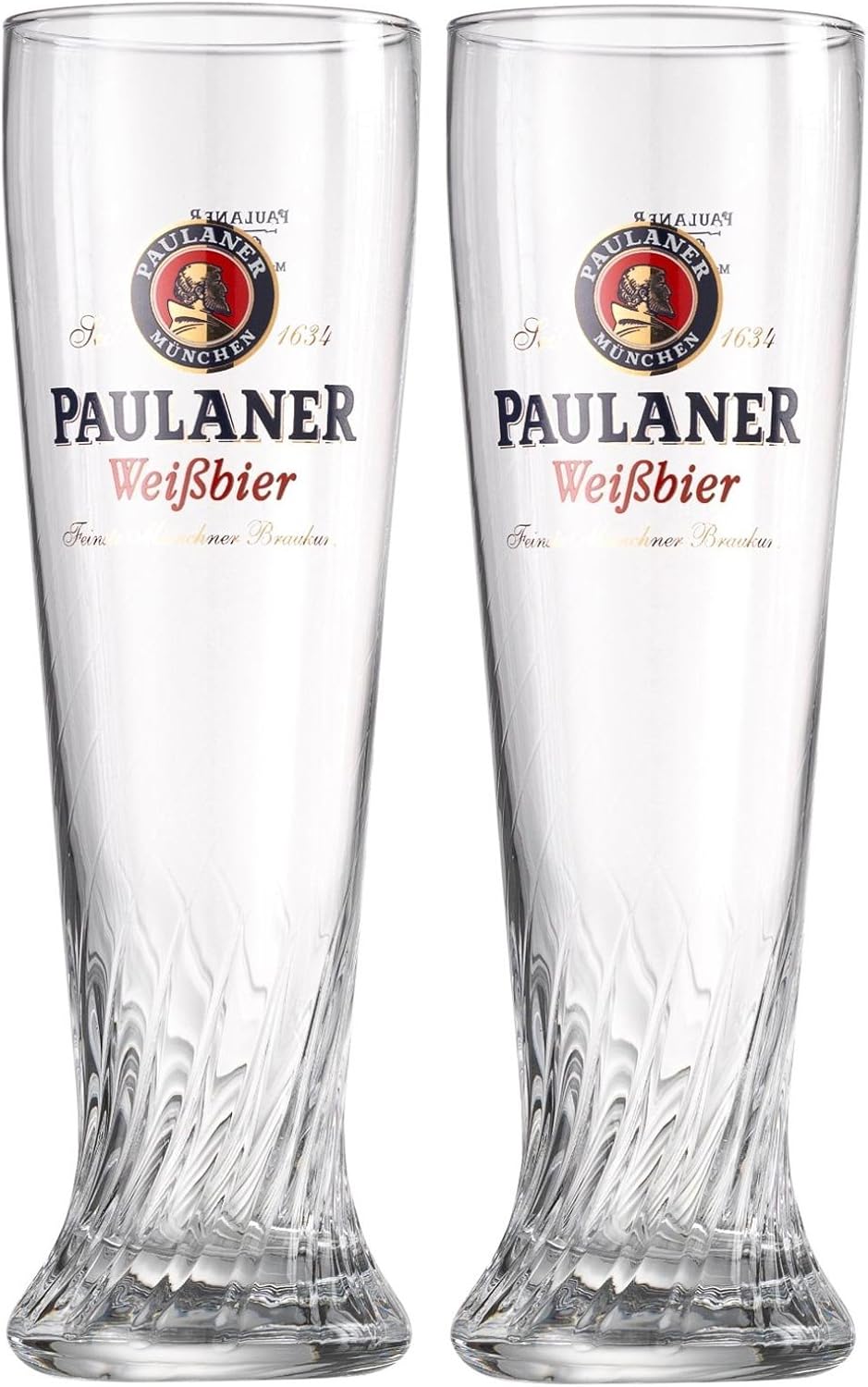 PAULANER BIER GLÄSER SET 6er 0,5 Liter NEU WEIZENBIER