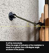 TOPYWMSP Hook and Eye Latch 8 Inch Black Stainless Steel Cabin Door Gate Window view 7