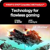 LG UltraGear 27GS60F 27 Inch IPS 1080p 180Hz 1ms G-Sync FreeSync HDR10 view 4