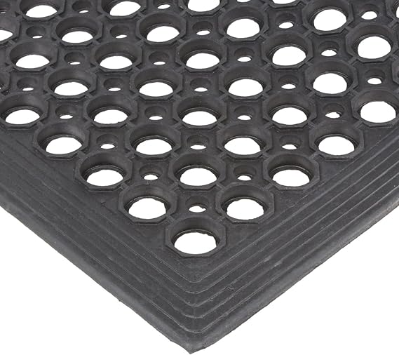 Rubber Ring Safety Mat 3x5 FT AntiSlip 1/2" Rubber Anti