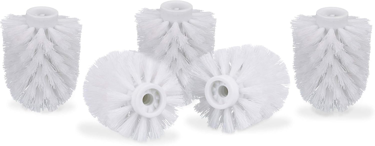 Relaxdays toilet brush head in a set of 5, loose toilet brushes 9.5 mm