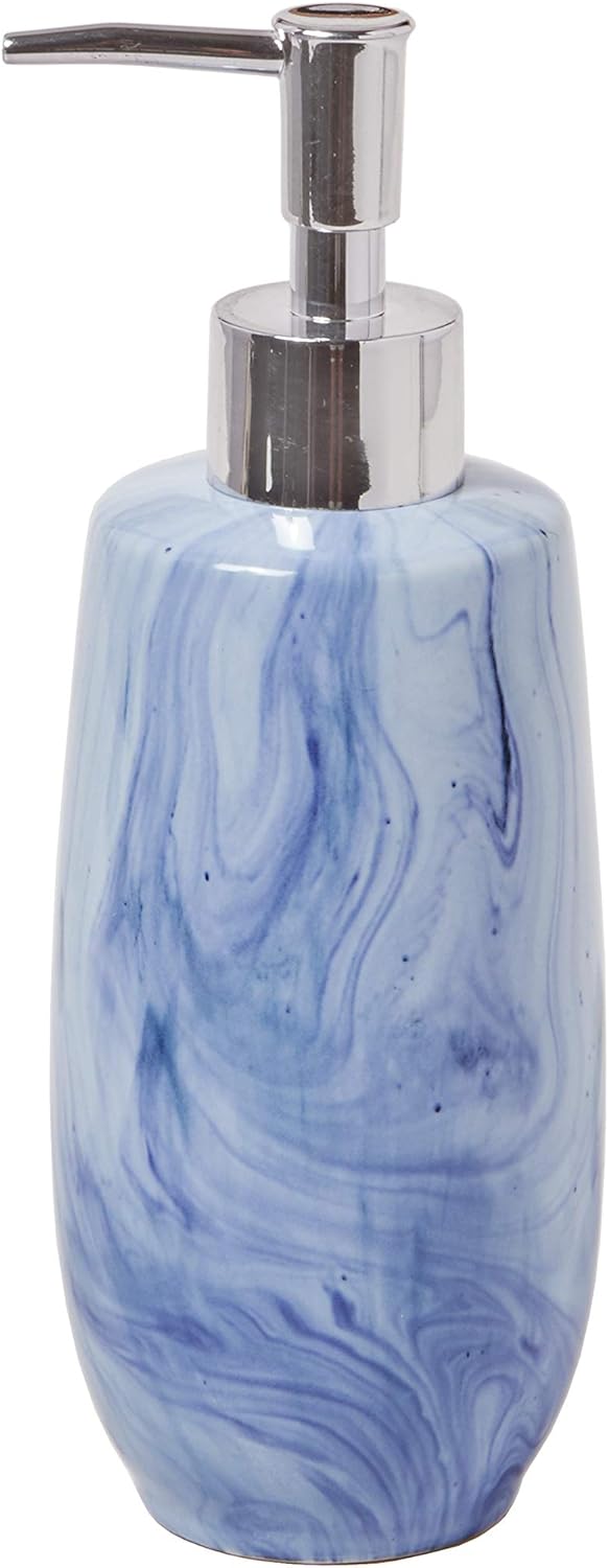 SKL Home by Saturday Knight Ltd. Tuscan Soap Dispenser, Blue: Home & Kitchen