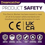 Dreamcatcher Superking Electric Blanket 203x182cm Fully Fitted 3 Heat Settings view 7