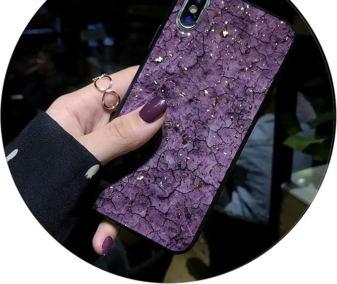Amazon Fashion携帯ケースメンズレディース大理石のxsモバイルケースxsmaxおしゃれ人気8plusソフトxr レディース6sのiphone適用7 Iphone適用xmax紫の大理石 家電 カメラ オンライン通販