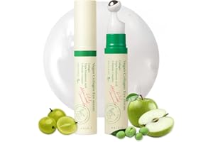 AXIS-Y Vegan Collagen Eye Serum - K Beauty Triple Hyaluronic Acid & Peptide Collagen Serum Improve Skin Elasticity, Reduce Fine Lines & Dark Circles - Vegan Korean Skin Care Eye Cream - 0.33 fl. oz.