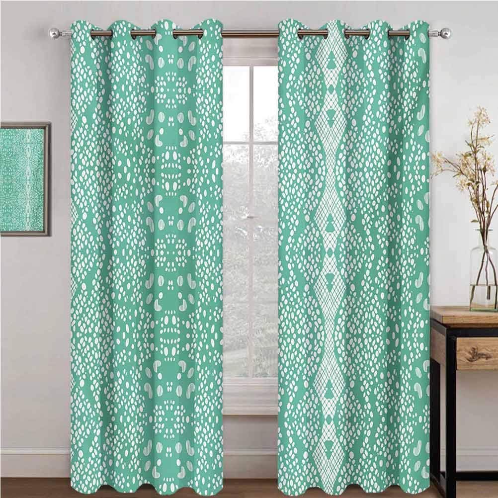 Cortina de sombra de menta con diseño clásico de encaje con detalles