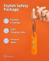 Vantamo Personal Alarm for Self Defense with Low