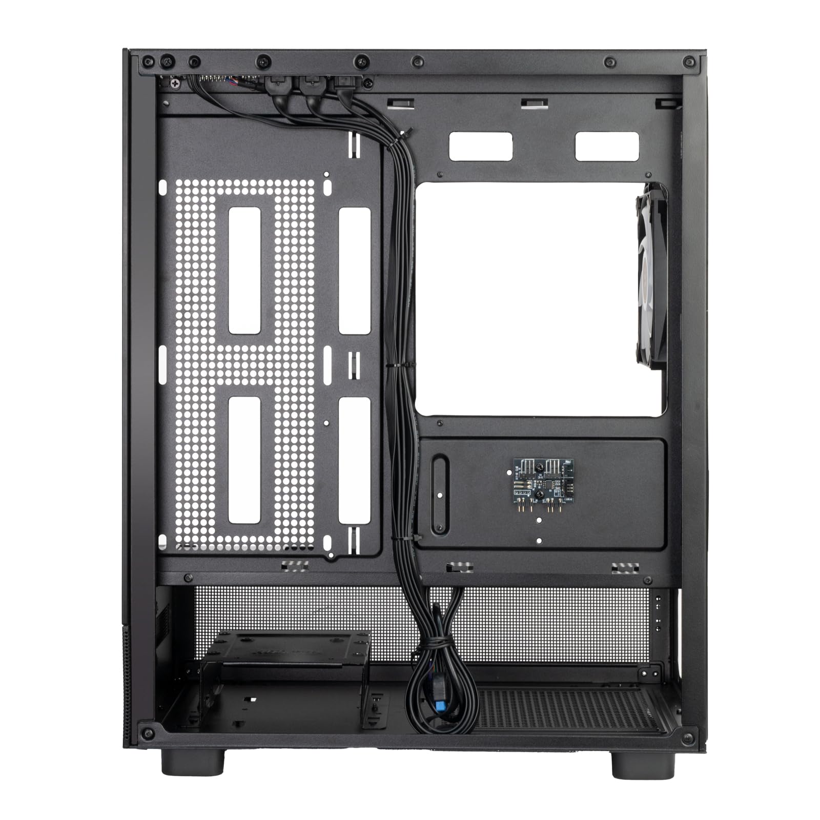 SilverStone Technology SST-LD04-B-ARGB - Lucid Serie, Panorama-Micro-ATX-Gehäuse mit beachtlichem 270°-Sichtfeld 3