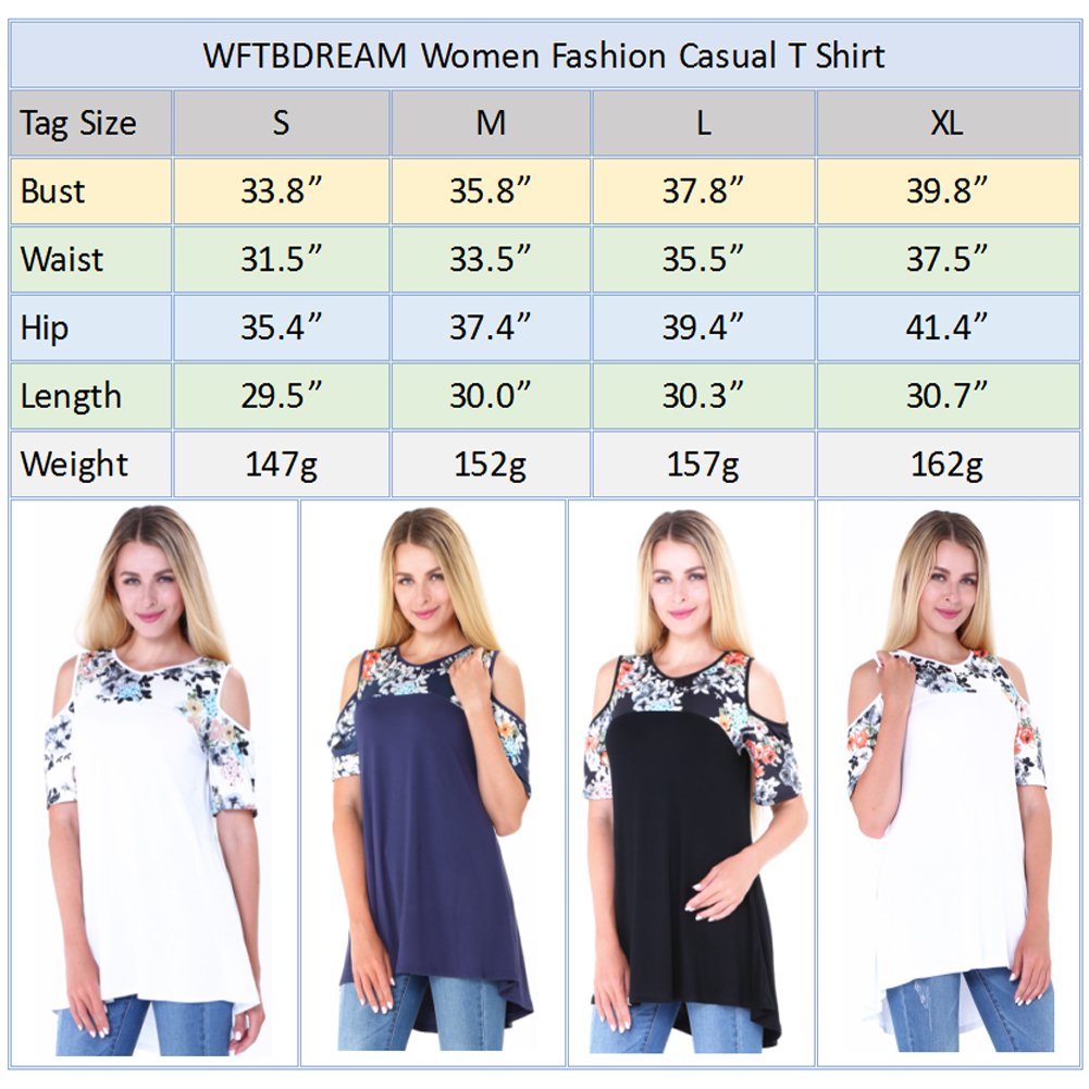 Womens Cold Shoulder T Shirt Dress Loose Blouse Tees Tops White Plus Size XL