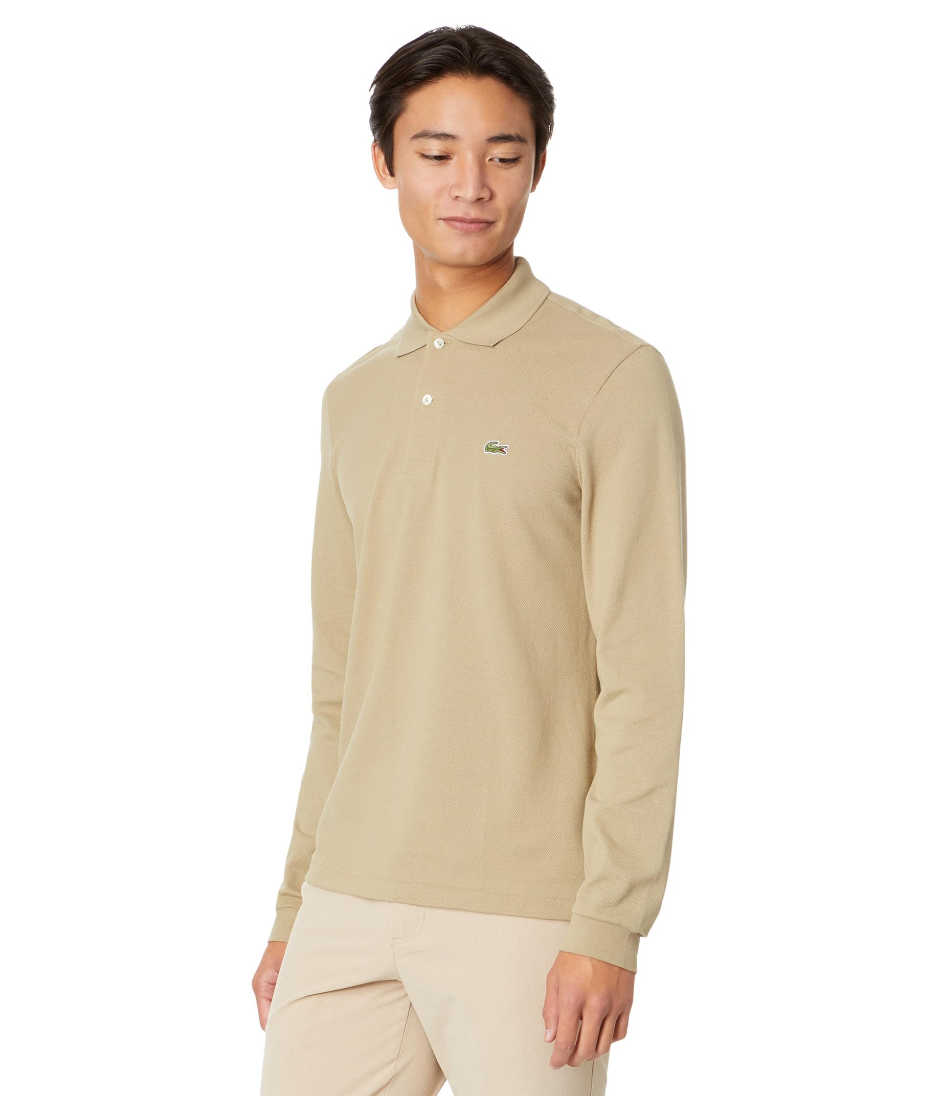 Lacoste Men’s Long Sleeve L.12.12 Classic Fit Pique Polo Shirt