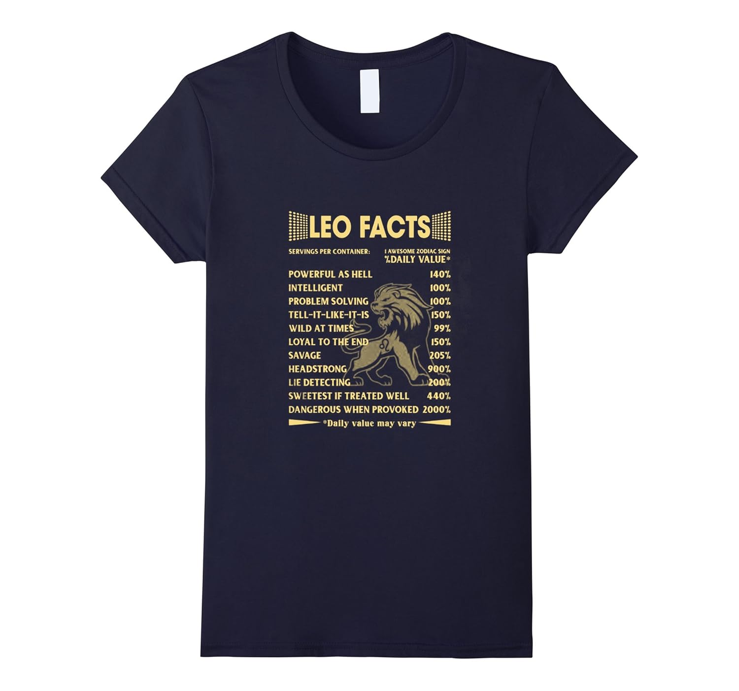 LEO FACTSZodiac tshirt