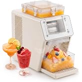 Stopsad Shaved Ice Machine, 44LBS/24H Snowflake Maker, No Ice Needed | 8-Speed Electric Ice Shaver, Electric Snow Cone Maker with 26OZ Tank, Stainless Steel Blade, Self-Cleaning, Fast Cooling