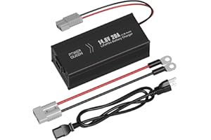 Power Queen 14.6V 20A LiFePO4 Battery Charger, 2-Stage Automatic Smart Battery Charger and Maintenance, LiFePO4 Lithium Batte