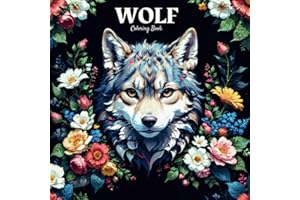 Wolf Coloring Book: A Cute Wolves coloring book For Adults & Kids, With 37 Adorable Illustrations.