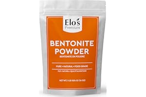Bentonite Powder Clay (1lb)| Packed in Canada| 100% Pure and All-Natural Food-Grade Agent| Wine Clarifier and Fining Agent| b