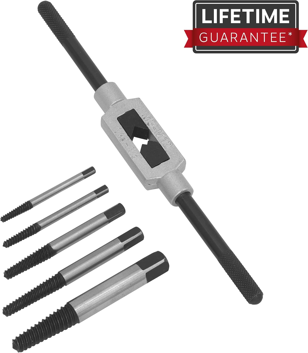 Sealey Ak721 Screw Extractor Set including Wrench 6Pc Helix Type, Multi-colour - Image 3