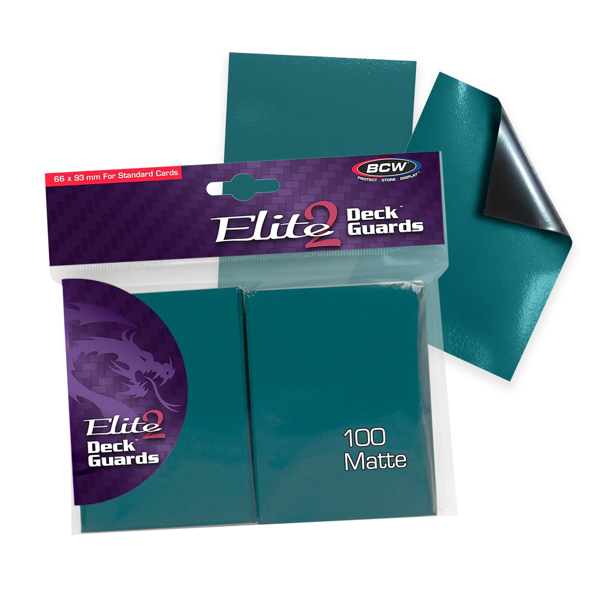 Elite 2 Matte Card Sleeves - Teal (100)