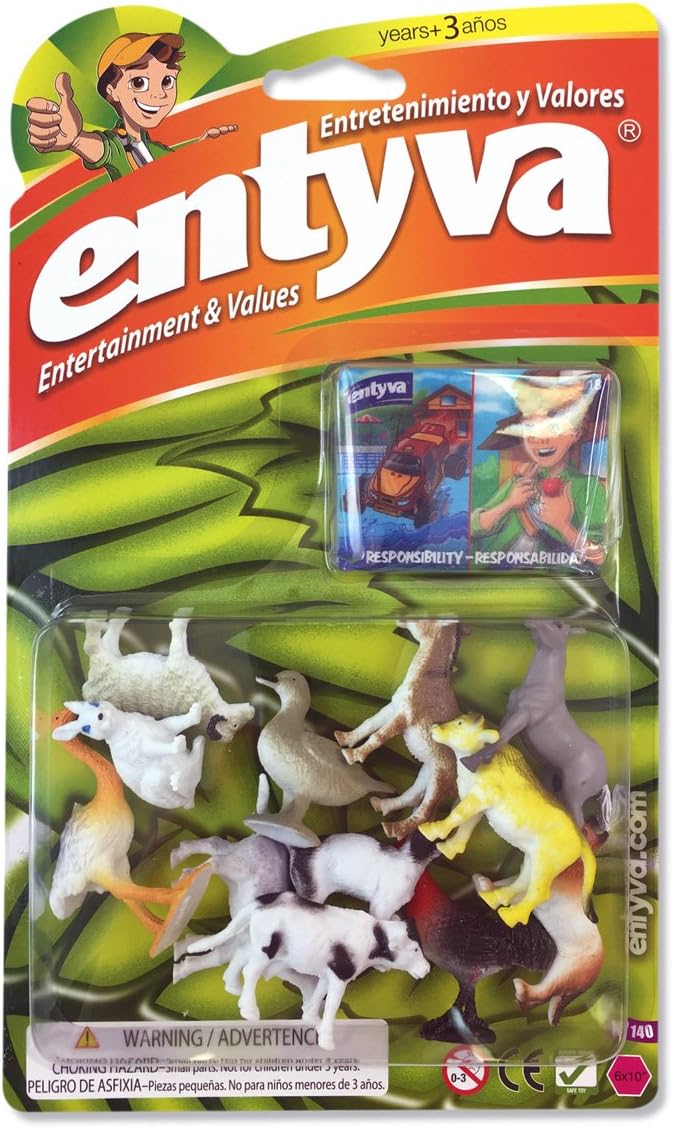 World Animal Playset- Animal Figure Toy (Styles Assorted- May Vary) - Entyva