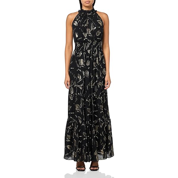 kenzie halter maxi dress Zinae Dream Halter Maxi Dress – Avid Swim main image 0