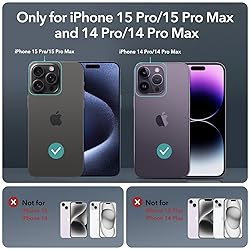 ESR 2 Pack Camera Lens Protector for iPhone 15 Pro