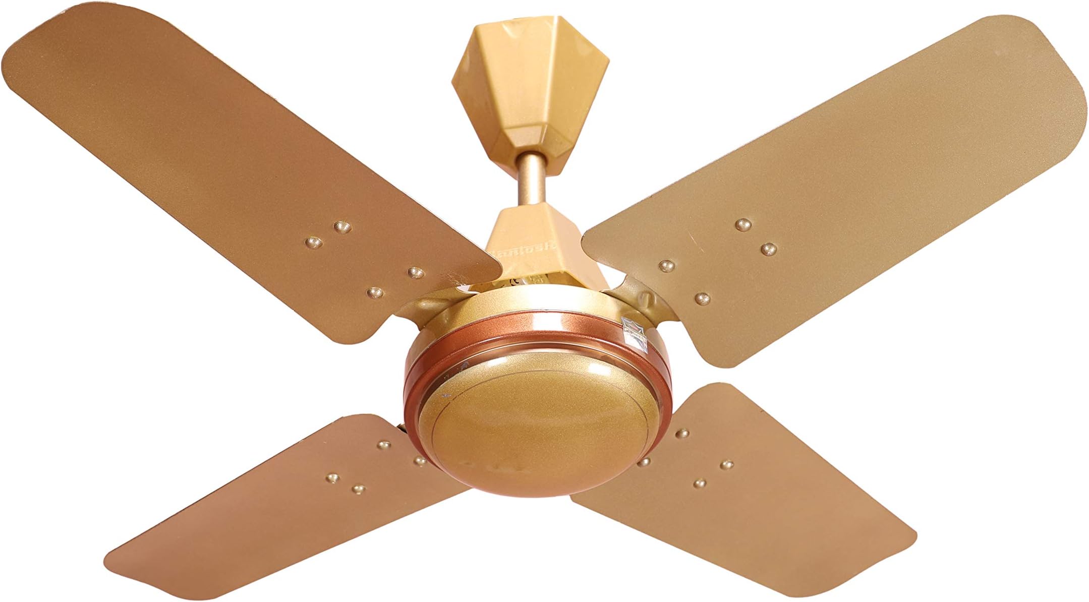 Santosh Force 30 Inch High Speed 4 Blades Copper Coil with Ceiling Fan (Gold)