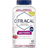 Citracal Calcium Gummies, Calcium Supplement with Vitamin D3, Support Bone Health, for Ages 12+, Natural Raspberry Flavor, 60 Count