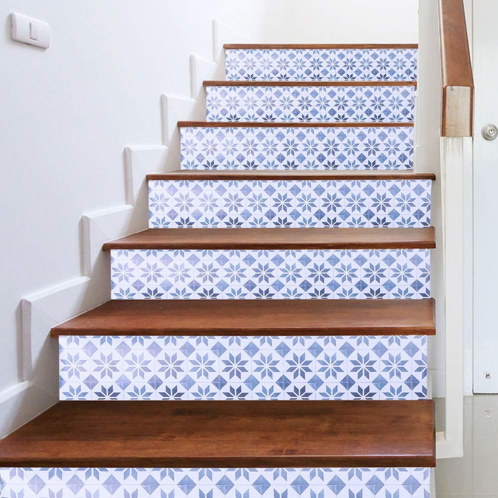 Stair Riser Decal Wallpaper Staircase Stickers, Tile Stair Sticker, Stair Cover for Home for Office