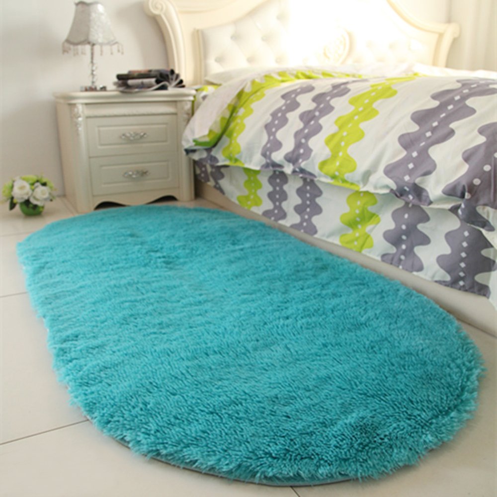 Supmaker Ultra Soft Children Rugs Room Mat Modern Shaggy Area Rugs Home Decor 2.6\' X 5.3\'
