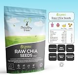 TheHealthyTree Company Organic Chia Seeds 250g High in Fibre Omega 3 view 2