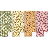 4 Pack Towels for Bathroom, Beach Towel, Microfiber Lightweight Beach Towels Oversized, Towel Accessories Necessities for Pool Swim Birthday Bachelorette Party Favors Gift 32x71 IN, Banana Pear