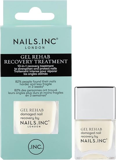 Nails.INC Gel Rehab Recovery Treatment 10 in 1 Nail Base Coat 14ml