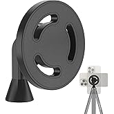 Magnetic Phone Tripod Mount Adapter with 1/4"-20 Screw Hole, Compatible with Magsafe for iPhone 17/16/15/14/13 Plus Pro Max Mini Series, Adjustable Phone Holder for Tripod, Ring Light, Selfie Sticks