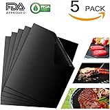 Tappetini Antiaderenti Per Griglia In Teflon - 5 Pezzi 42x36 Cm Per Barbecue, Carne E Verdure - Foto 2