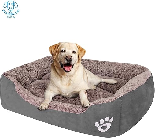 Amazon Com Puppbudd Dog Bed For Large Dogs Washable Comfortable Safety Pet Sofa Extra Firm Cotton Breathable For Medium And Small Dog Cat 8060cm Size Xl L Pet Supplies
